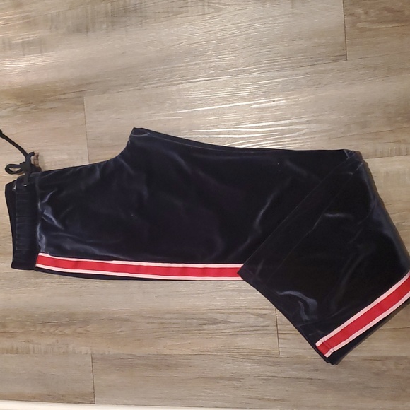 Abercrombie & Fitch Dark Blue Velvet Pants Size M - Picture 6 of 9